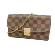 Pre-owned Fabric wallets Louis Vuitton Vintage , Brown , Dames