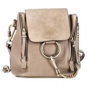 Pre-owned Leather backpacks Chloé Pre-owned , Gray , Dames