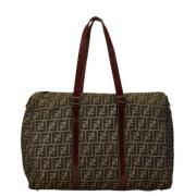 Pre-owned Canvas fendi-bags Fendi Vintage , Brown , Dames