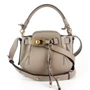 Pre-owned Leather shoulder-bags Chloé Pre-owned , Beige , Dames