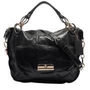 Pre-owned Leather shoulder-bags Coach Pre-owned , Black , Dames