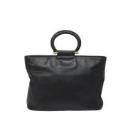 Pre-owned Leather handbags Celine Vintage , Black , Dames