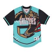 Grizzlies Mesh V-hals Jas Mitchell & Ness , Multicolor , Heren