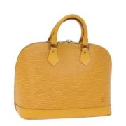 Pre-owned Leather louis-vuitton-bags Louis Vuitton Vintage , Yellow , ...