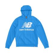 Hoodie Essentials PO New Balance , Blue , Heren