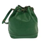 Pre-owned Leather louis-vuitton-bags Louis Vuitton Vintage , Green , D...