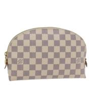 Pre-owned Canvas pouches Louis Vuitton Vintage , Beige , Dames