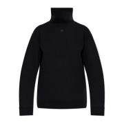 Coltrui met geborduurd logo Courrèges , Black , Dames