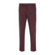 Stretch Wol Paarse Broek PT Torino , Purple , Heren