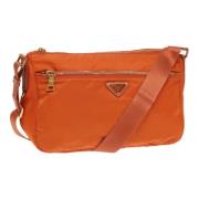 Pre-owned Nylon prada-bags Prada Vintage , Orange , Dames