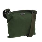 Pre-owned Nylon prada-bags Prada Vintage , Green , Dames