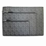 Pre-owned Plastic clutches Salvatore Ferragamo Pre-owned , Gray , Here...