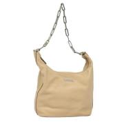 Pre-owned Leather gucci-bags Gucci Vintage , Beige , Dames