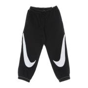 Zwart/Wit Fleece Trainingsbroek Nike , Black , Dames