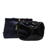 Pre-owned Leather shoulder-bags Salvatore Ferragamo Pre-owned , Black ...