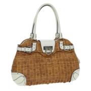 Pre-owned Fabric handbags Salvatore Ferragamo Pre-owned , Brown , Dame...