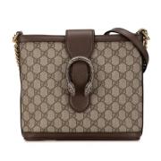 Pre-owned Leather gucci-bags Gucci Vintage , Beige , Dames