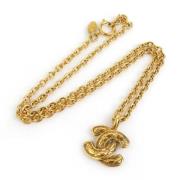 Pre-owned Metal chanel-jewelry Chanel Vintage , Yellow , Dames