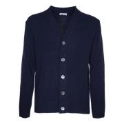 Blauwe Cardigan Trui Daniele Fiesoli , Blue , Heren