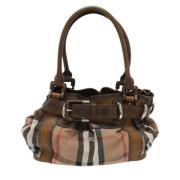 Pre-owned Canvas totes Burberry Vintage , Brown , Dames