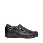 Zwarte leren jurk mocassins heren Callaghan , Black , Heren