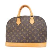 Pre-owned Canvas louis-vuitton-bags Louis Vuitton Vintage , Brown , Da...