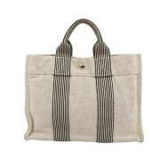 Pre-owned Canvas totes Hermès Vintage , Beige , Dames