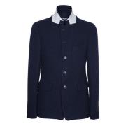 Blauwe Jassen Bates Stijlvolle Collectie Dries Van Noten , Blue , Here...