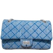 Pre-owned Denim chanel-bags Chanel Vintage , Blue , Dames