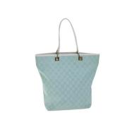 Pre-owned Canvas gucci-bags Gucci Vintage , Blue , Dames