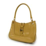 Pre-owned Leather gucci-bags Gucci Vintage , Beige , Dames