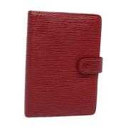 Pre-owned Leather home-office Louis Vuitton Vintage , Red , Dames