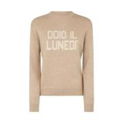 Beige Sweater New Queen Collection MC2 Saint Barth , Beige , Dames