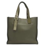 Pre-owned Leather totes Loewe Pre-owned , Green , Dames