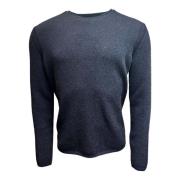 Navy Merino Baby-Kamel Rollkante Sweater Roberto Collina , Blue , Here...