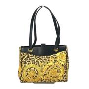 Pre-owned Fabric shoulder-bags Versace Pre-owned , Yellow , Dames