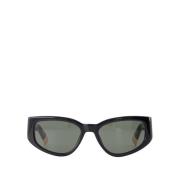 Zwarte Acetaat Zonnebril Jacquemus , Black , Unisex