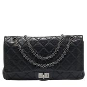 Pre-owned Leather chanel-bags Chanel Vintage , Black , Dames