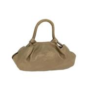 Pre-owned Leather handbags Loewe Pre-owned , Beige , Dames