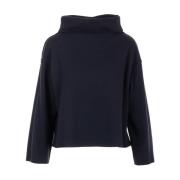 Blauwe Sweater Hoodie NIU , Blue , Dames