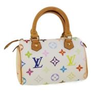 Pre-owned Canvas louis-vuitton-bags Louis Vuitton Vintage , White , Da...