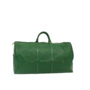 Pre-owned Leather louis-vuitton-bags Louis Vuitton Vintage , Green , D...