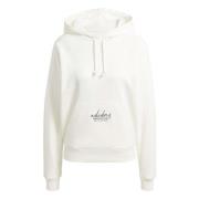 Handtekening Grafische Hoodie Adidas , Beige , Dames