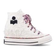 Stijlvolle Wedge Sneakers Samenwerking Converse , White , Heren