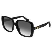 Stijlvolle Zonnebril Gucci , Black , Unisex