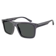 Zonnebril Ea4232 610687 Grijs Rook Emporio Armani , Gray , Dames