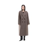 Stijlvolle Claire Coat voor vrouwen Stand Studio , Beige , Dames