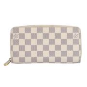 Pre-owned Fabric wallets Louis Vuitton Vintage , White , Dames