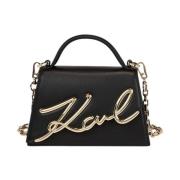 Signature Crossbody Tassen Karl Lagerfeld , Black , Dames