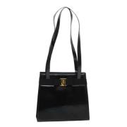 Pre-owned Fabric shoulder-bags Salvatore Ferragamo Pre-owned , Black ,...